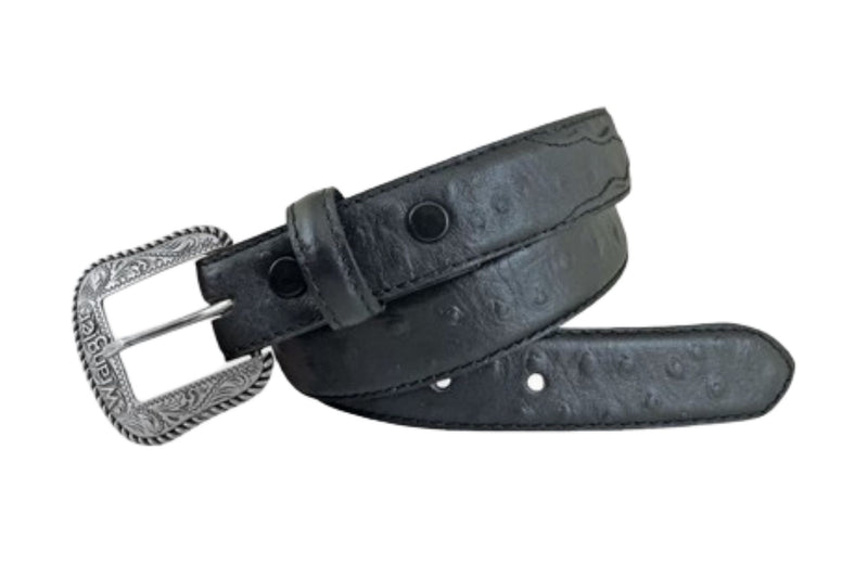Boy's Ostrich Leather Belt