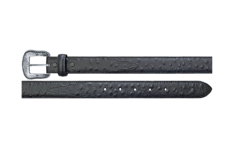 Wrangler Boy's Ostrich Leather Belt