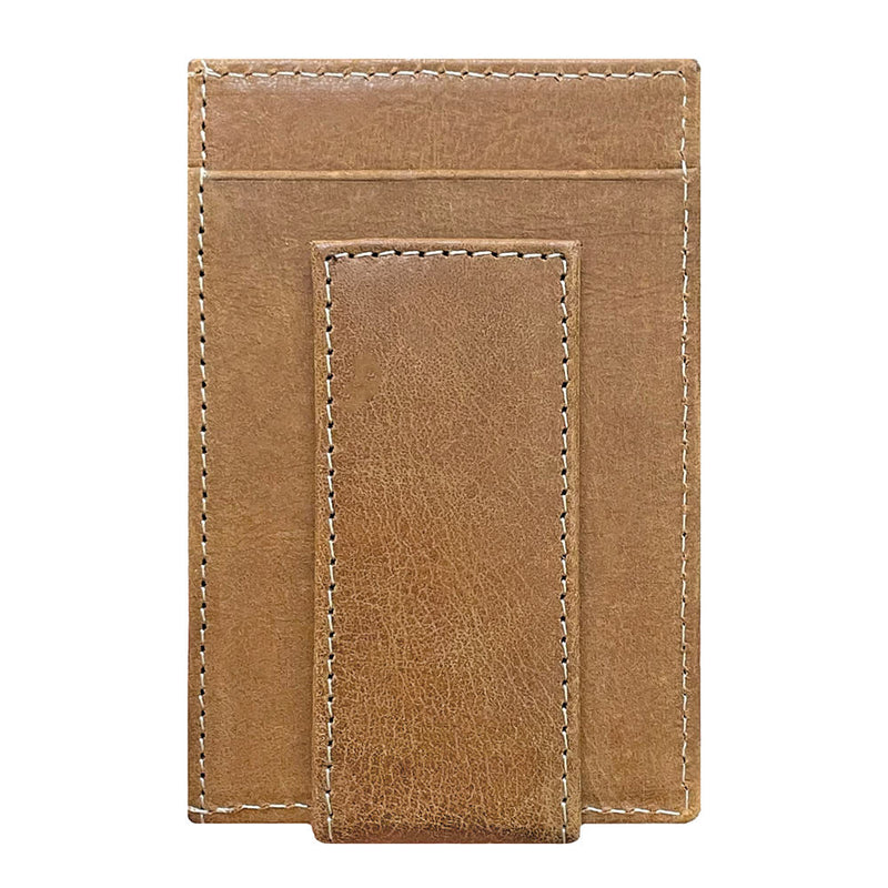 Work Buffalo Leather Western Accent Pocket Card Wallet