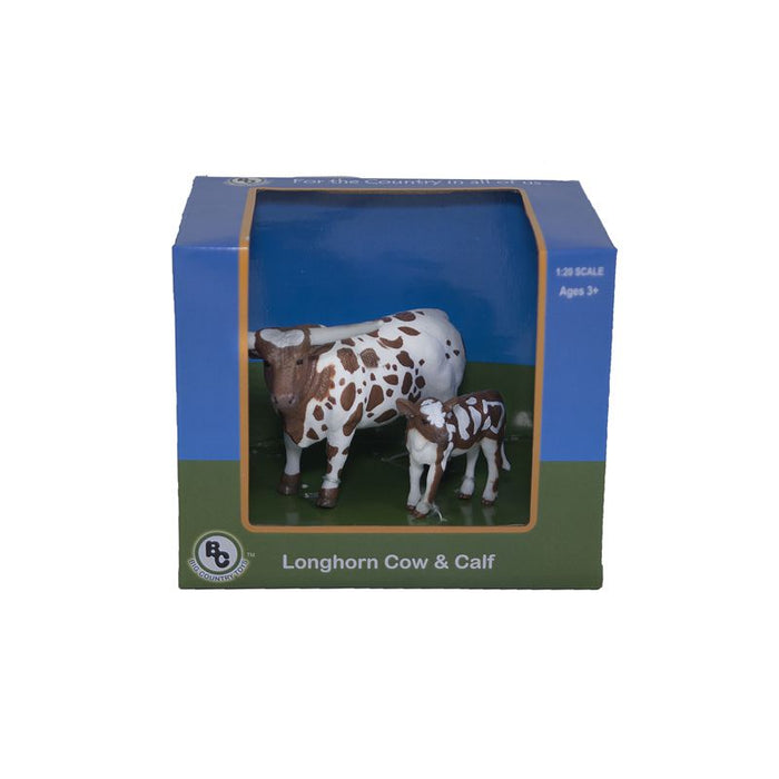 Longhorn Cow and Calf