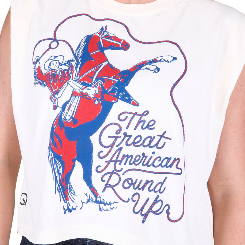 Rodeo Quincy Women's Great American Round-Up Tank