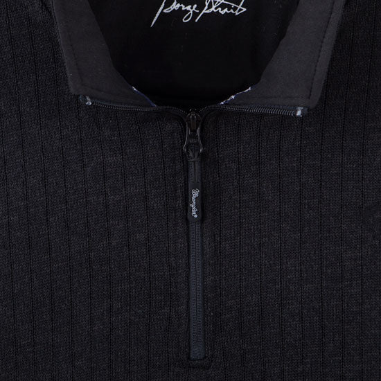 Wrangler George Strait Quarter Zip Smooth Steel Pullover