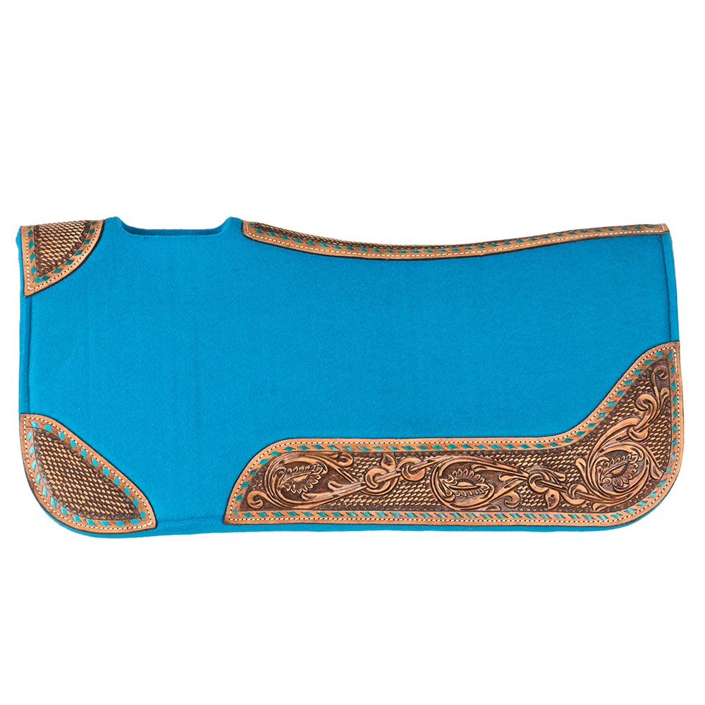 30” x 30” Buckstitch Purple Barrel Saddle Pad. main image 0