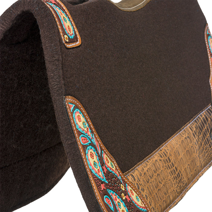 Tough 1 Hand Painted Paisley Saddle Pad