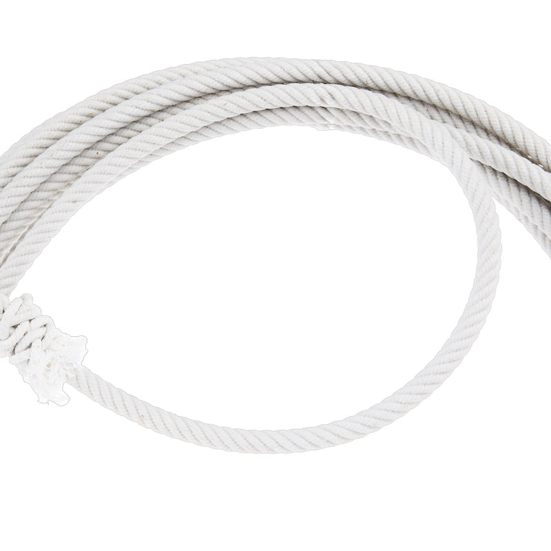 310 Ranch Life Heel & Drag White Waxed Cotton 30ft Ranch Rope