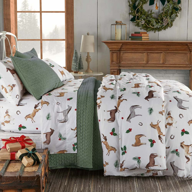 Rod's True Western Holly Horses Duvet Set