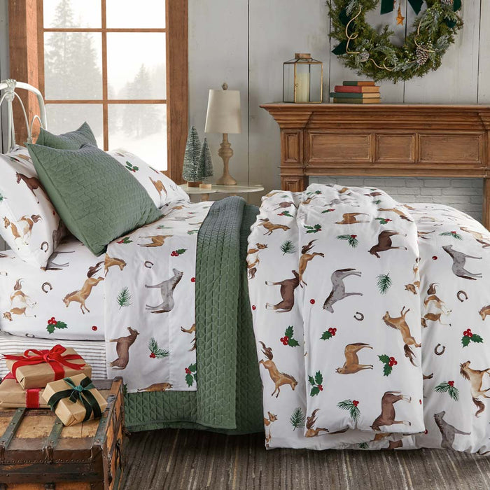 Rod's True Western Holly Horses Duvet Set