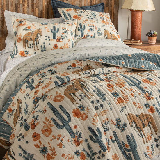 Rod's True Western Goldie Western Horse Quilt