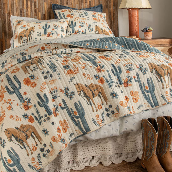 Rod's True Western Goldie Western Horse Quilt