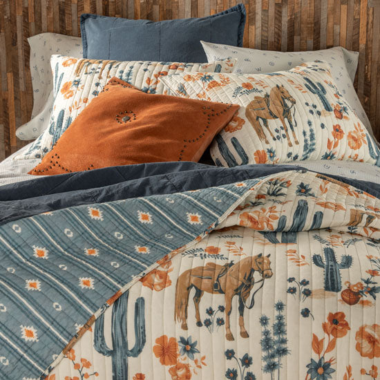 Rod's True Western Goldie Western Horse Quilt