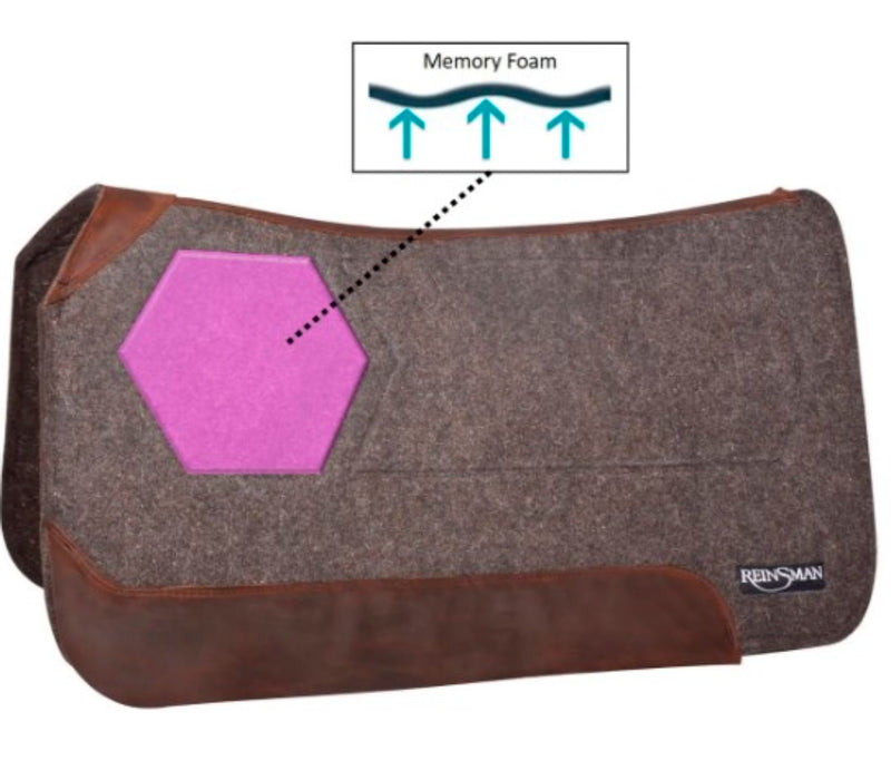Reinsman Maximum Pressure Relief Therapeutic Felt Saddle Pad