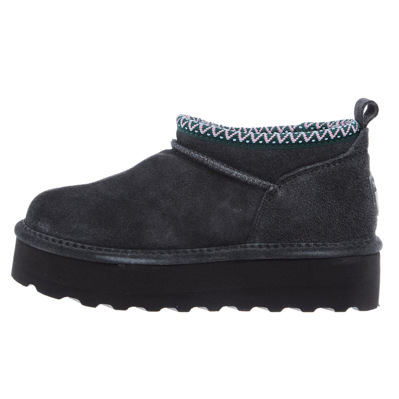 Bearpaw Women`s Retro Super Shorty Deco Graphite Bootie