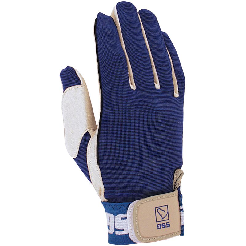 SSG Team Roper/Polo Glove - Right - Blue - 8, Size: Small