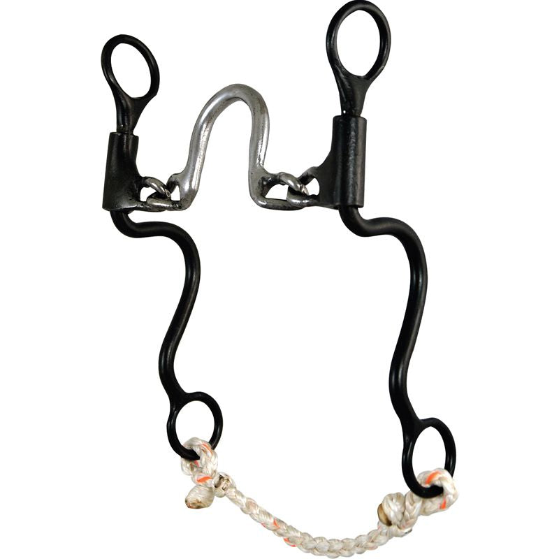 2" Ported Chain Cavalry 8" Cheek Bit