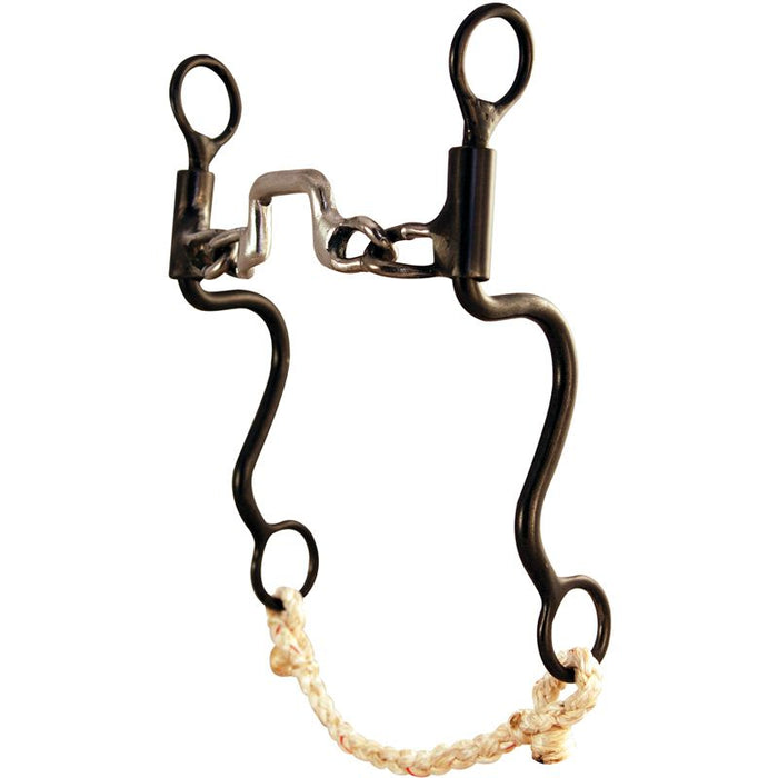 Dutton Bits 1 1/4in. Square Port Chain 8in. Cavalry Cheek Bit