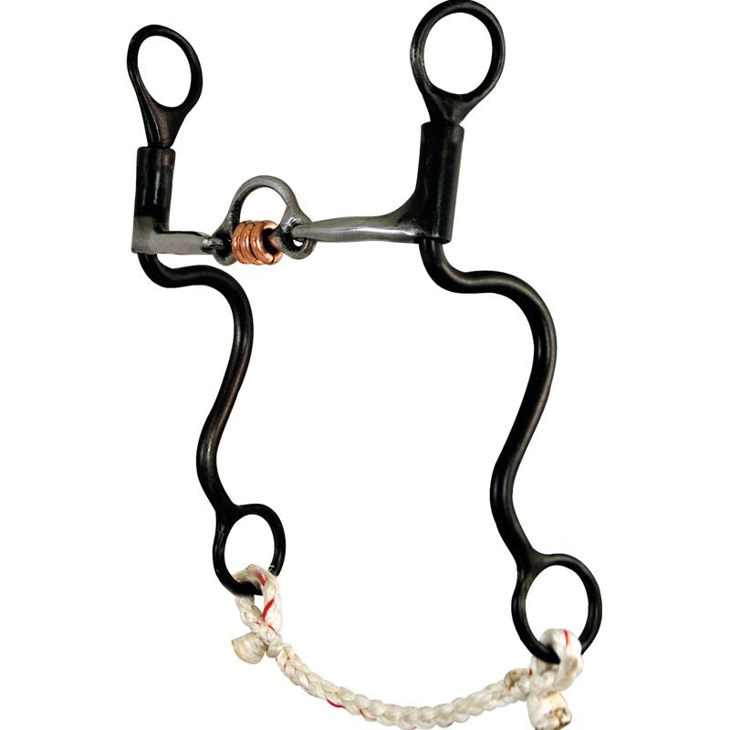 3-Piece Floating Hood with Rollers Cavalry 8" Cheek Bit