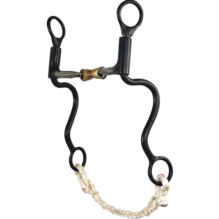 Smooth Dogbone Cavalry 8in Cheek Bit