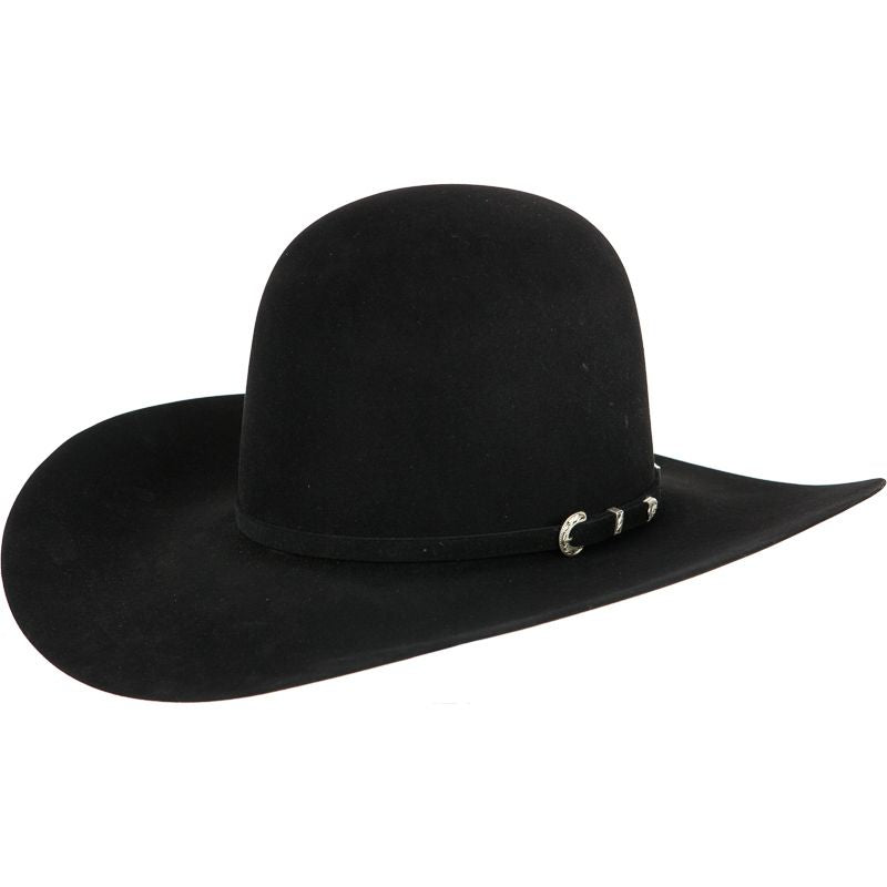 Co 40X Black 4 /4in Brim Open Crown Round Oval