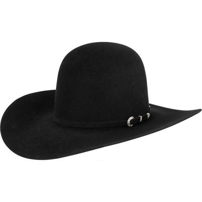 Co 40X Black 4 /4in Brim Open Crown Round Oval