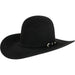 Co 40X Black 4 /4in Brim Open Crown Round Oval