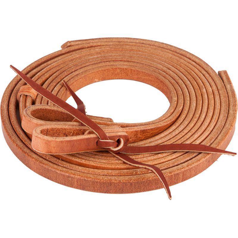 Hand Rubbed 5/8in X 8ft Split Reins
