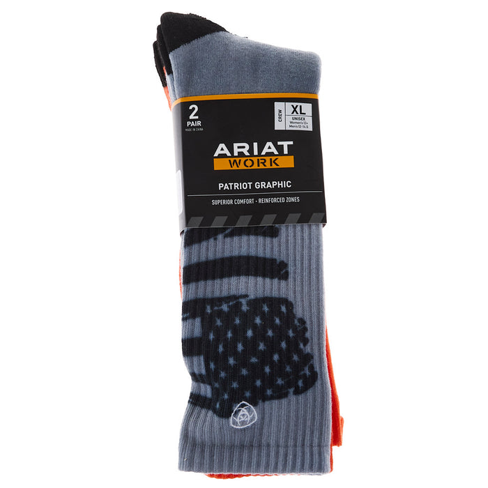 Nester Hoisery Patriot Graphic Crew Socks