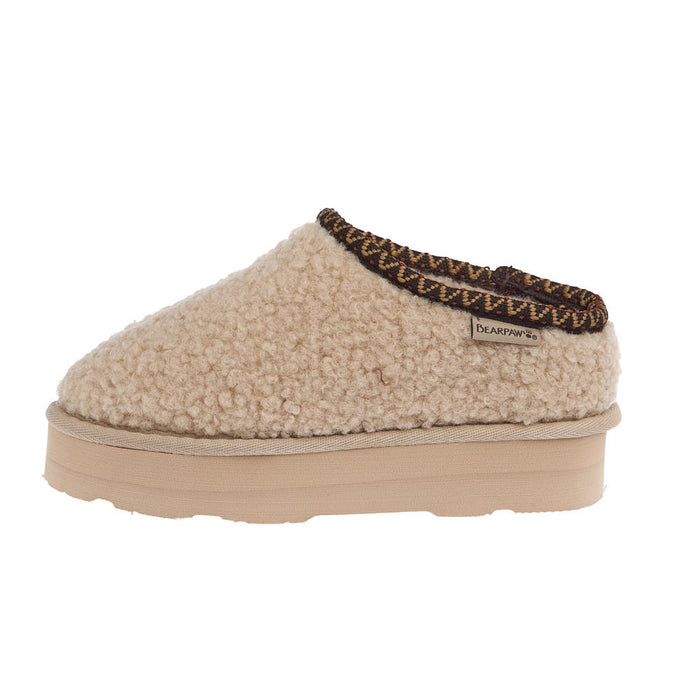 Bearpaw Youth Snuggle Martis Oat Platform Slipper