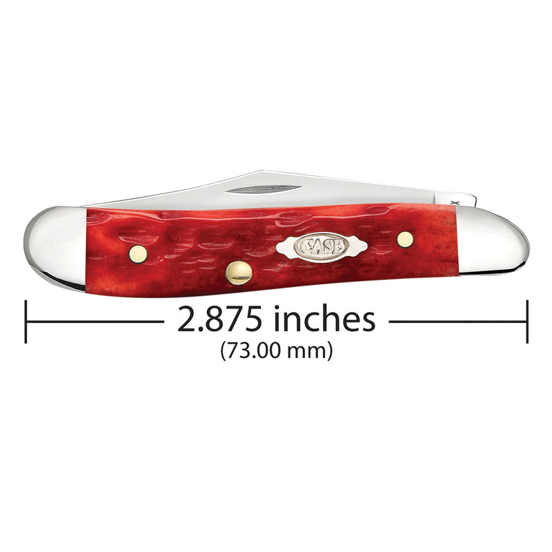 Case Dark Red Bone CS Peach Seed Jig Peanut (6220 CS)