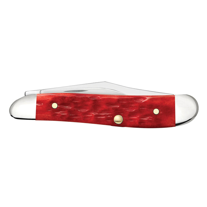 Case Dark Red Bone CS Peach Seed Jig Peanut (6220 CS)