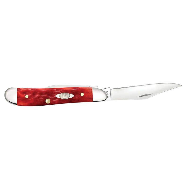 Case Dark Red Bone CS Peach Seed Jig Peanut (6220 CS)