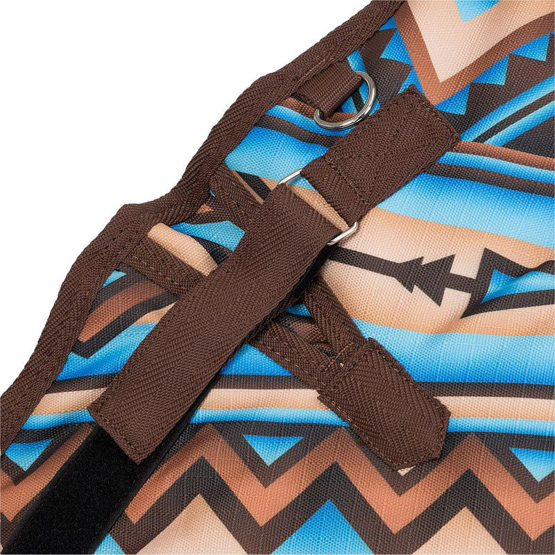 Tough 1 1200D/250G Brown Painted Canyon Turnout Blanket with Snuggit