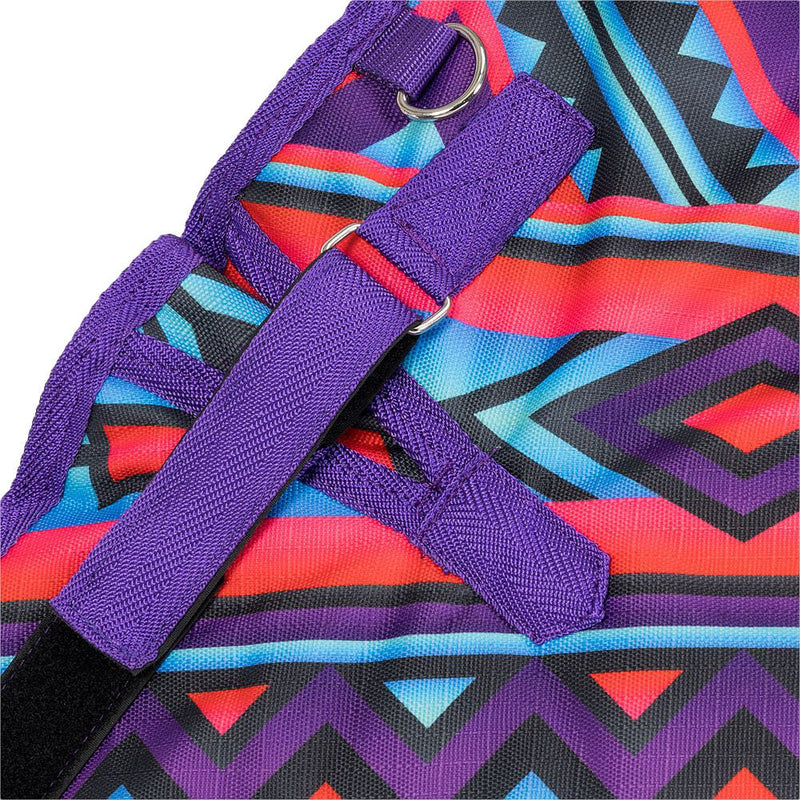 Tough 1 1200D/250G Purple Painted Canyon Turnout Blanket with Snuggit