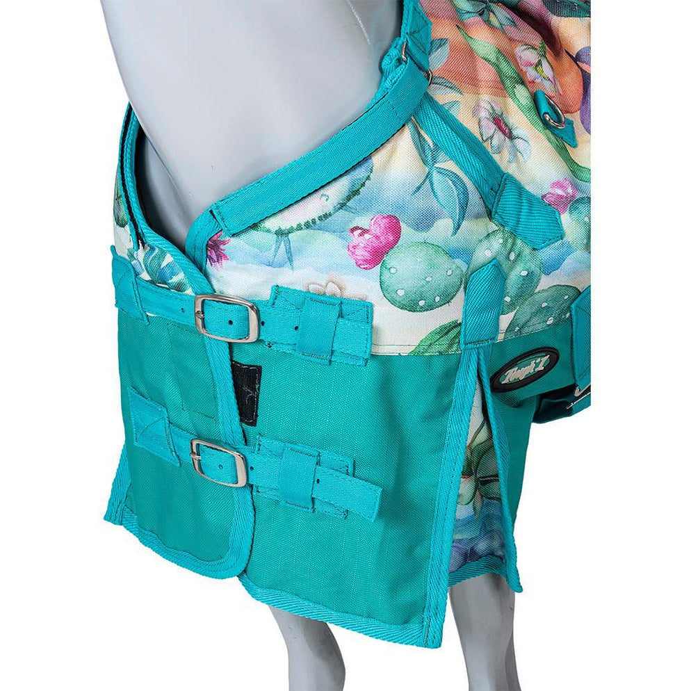 Tough 1 Cactus 1200D Mini Horse Turnout Blanket with Snuggit Neck