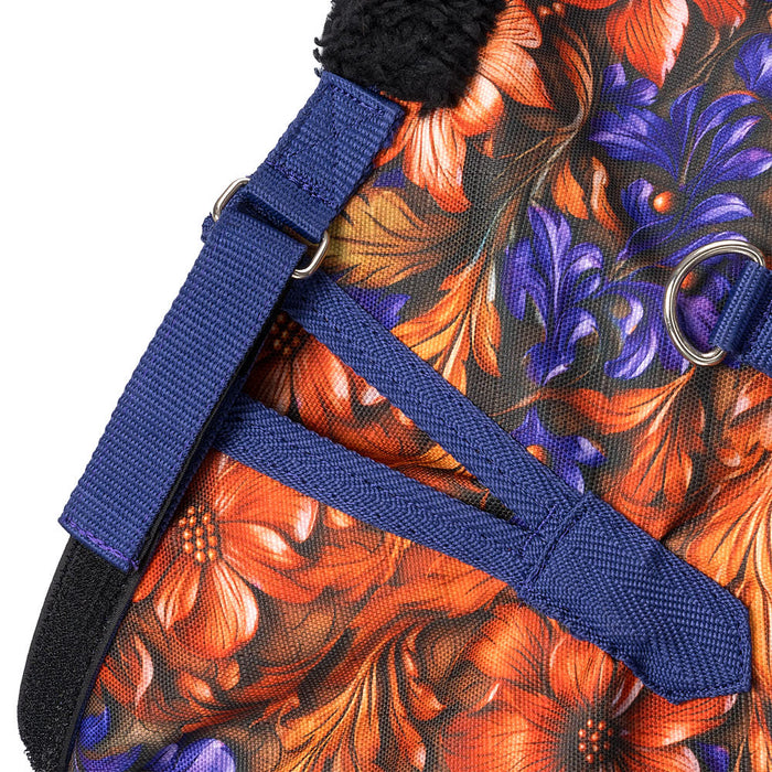 Tough 1 1200D Hand Carved Purple Winter Turnout Snuggit Miniature Horse Blanket