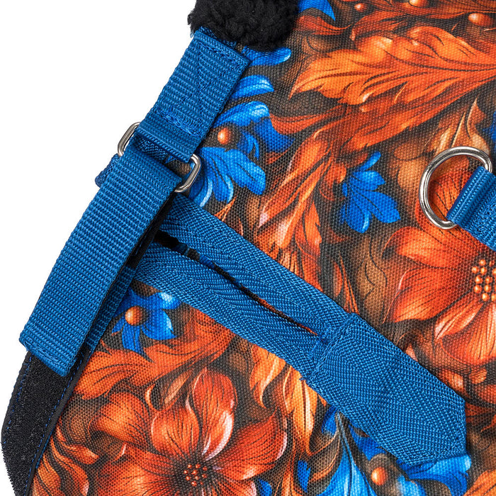 Tough 1 1200D Hand Carved Royal Blue Winter Turnout Snuggit Miniature Horse Blanket
