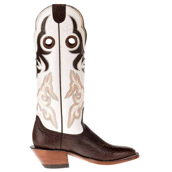 Hondo Enterprises Inc Mens Spanish Shoulder Chocolate Cowhide Cowboy Boots