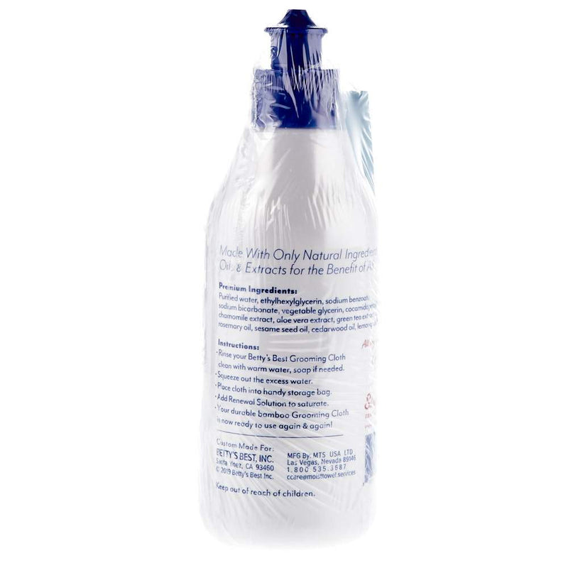 Betty`S Best Skin & Coat Wipes Renewal Solution