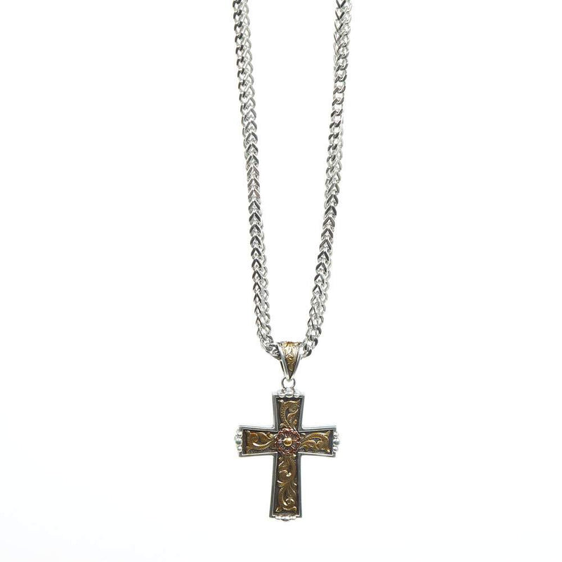 Men's Antique Cross Necklace