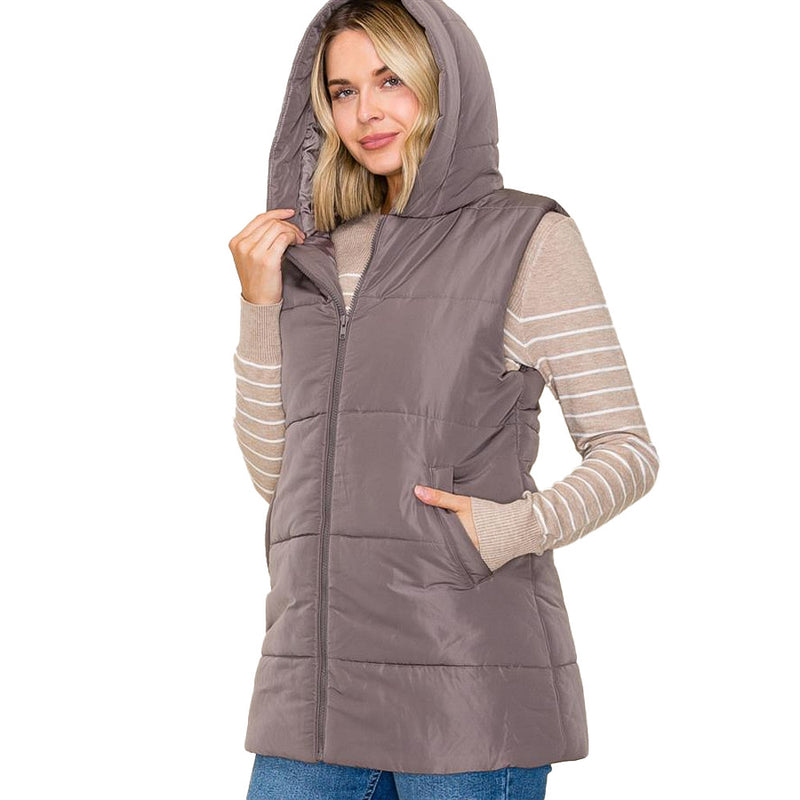 Staccato Women's Gunmetal Puffer Vest