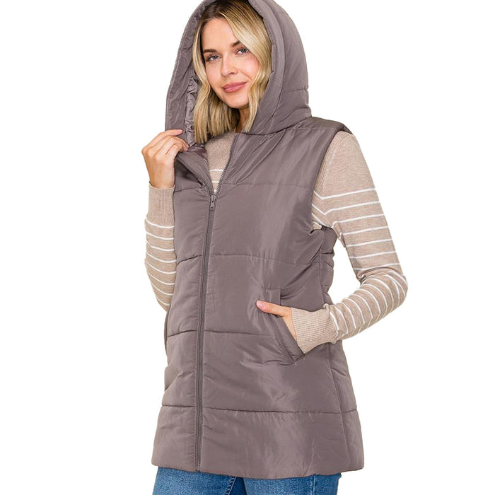 Staccato Women's Gunmetal Puffer Vest