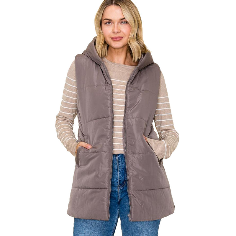 Staccato Women's Gunmetal Puffer Vest