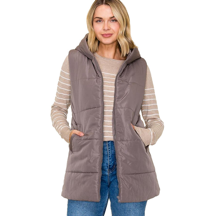 Staccato Women's Gunmetal Puffer Vest