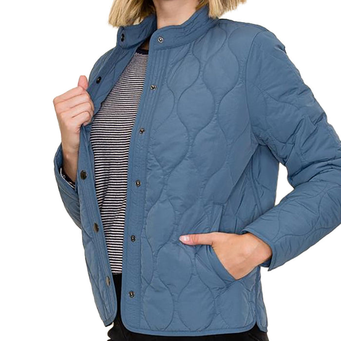 Staccato Women's Denim Quilted Jacket
