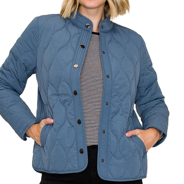 Staccato Women's Denim Quilted Jacket