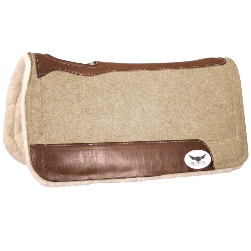 3/4" Trevor Brazile Relentless Tan Extreme Roper Gel Saddle Pad