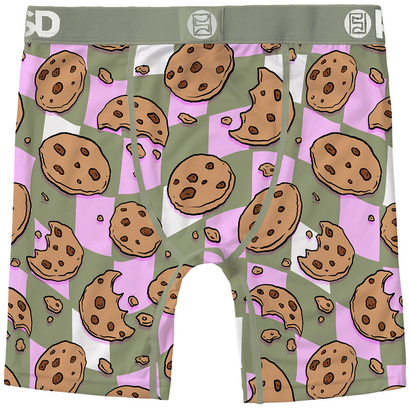 Psd Underwear Boy's Cookie Check Boxer Briefs