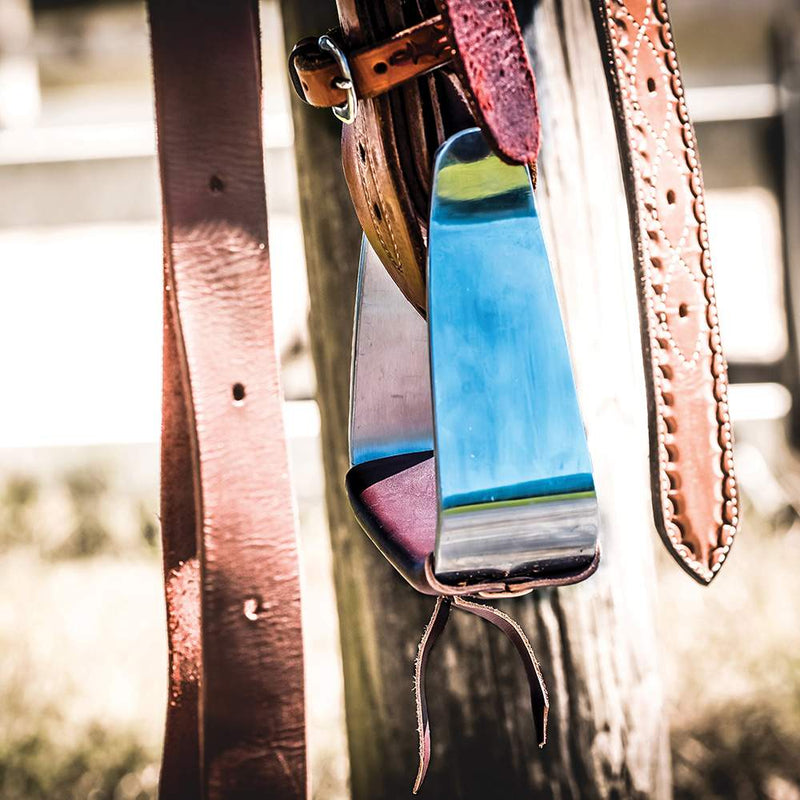 Cowboy Tack 2-3/4in Deep Angled Roper Stirrups