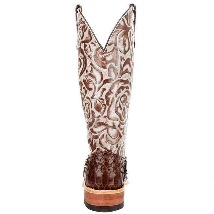 Anderson Bean Python Anderson Bean Women`s AB Dark Brown Matte Python Rusty Old Tin Roof Co