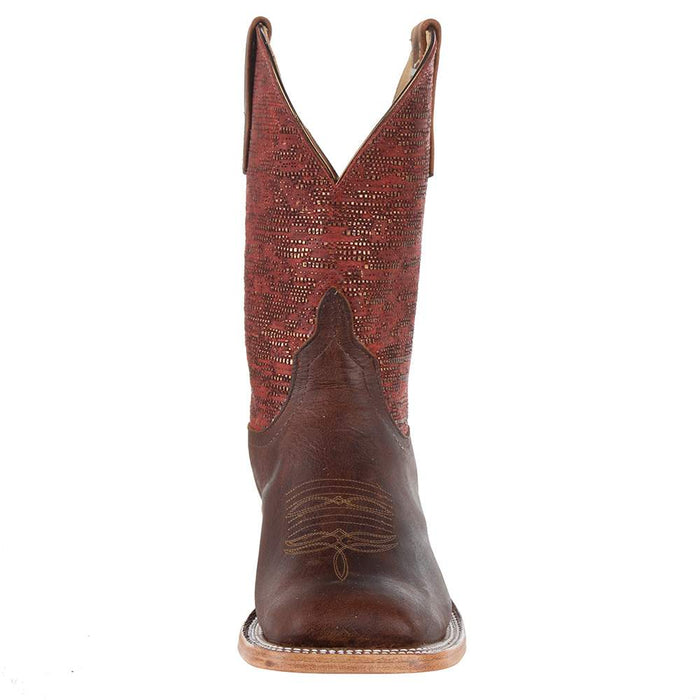 Anderson Bean Women`s AB Elk Butt 10in. Red Argentina Top Cowgirl Boot