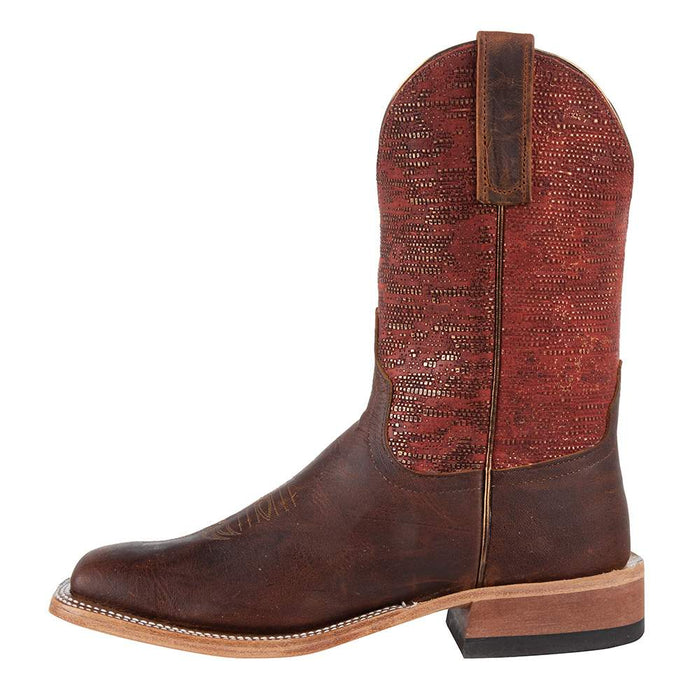 Anderson Bean Women`s AB Elk Butt 10in. Red Argentina Top Cowgirl Boot